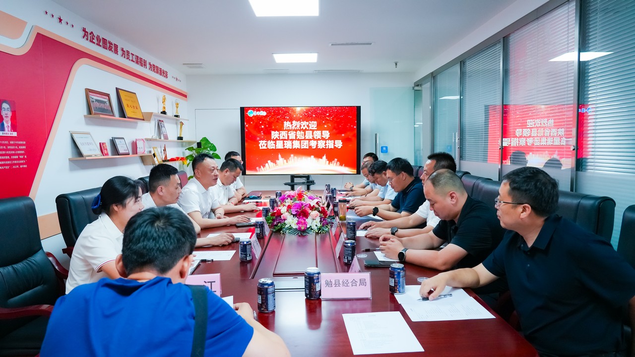 陕西省勉县县委副书记、县长李波一行莅临星瑞集团考察交流(图5)